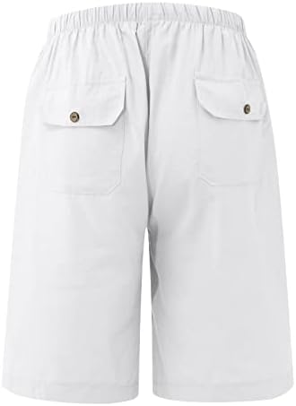Ymosrh מכנסיים קצרים גדולים וגבוהים מכנסיים טבעיים עכשוויים באיכות נוחה בכיס רך צבע אחיד מכנסיים לגברים מטען