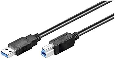 Goobay 93654 USB 3.0 כבל Superspeed, שחור, 3M אורך