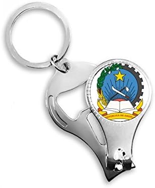 לואנדה אנגולה סמל לאומי ציפורניים ניפר טבעת מפתח בקבוקי שרשרת פותחן
