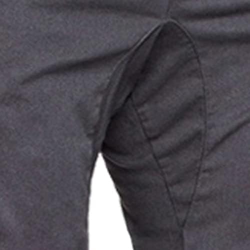 המותניים האלסטיות של גברים מרובי כיסים מכנסיים קצרים משקל קלים מכנסיים קצרים של מכנסיים קצרים שרוך צבא רגוע כושר קצר